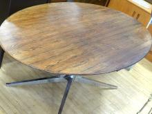 MCM OVAL ROSEWOOD TABLE