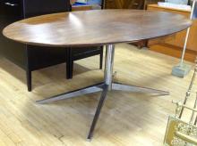 MCM OVAL ROSEWOOD TABLE