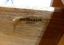 ART SHOPPE FIGURED MAPLE CHIFFEROBE