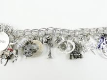 STERLING CHARM BRACELET