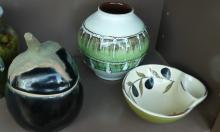 MAJOLICA AND ART POTTERY