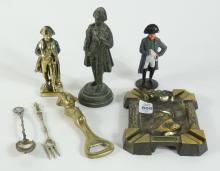 SEVEN METAL"NAPOLEON" COLLECTIBLES