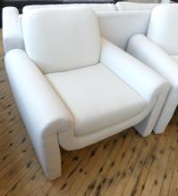 PAIR OF FORGE LOUNGE CHAIRS