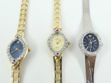 3 LADIES' WRISTWATCHES