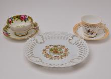RARE SHELLEY CUP & SAUCER, ETC.