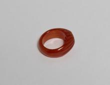 RED JADE RING