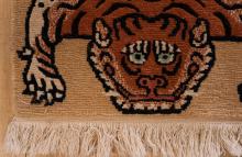 CHINESE WOOL TIGER DESIGN RUG