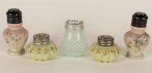 ANTIQUE GLASS SHAKERS
