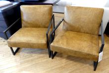 PAIR OF ARMIE LOUNGE CHAIRS