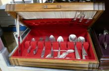 THREE CANTEENS OF FLATWARE