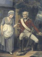 ANTIQUE COLOURED ENGRAVING