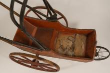 ANTIQUE 3-WHEEL DOLL CARRIAGE