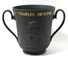 LARGE ROYAL DOULTON "CHARLES DICKENS" LOVING CUP