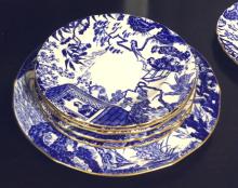 ROYAL CROWN DERBY "BLUE MIKADO" DISHES