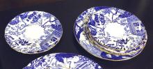 ROYAL CROWN DERBY "BLUE MIKADO" DISHES