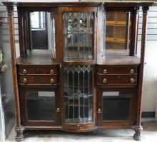 LEAD GLASS WALL CABINET