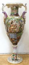 MAMMOTH CAPODIMONTE VASE