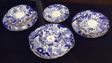 ROYAL CROWN DERBY "BLUE MIKADO" DISHES