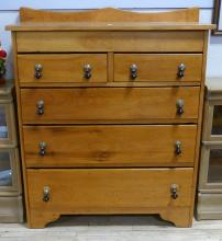 EARLY PINE CHEST OF DRAWERS