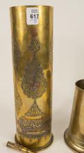 FIVE PIECES OF TRENCH ART