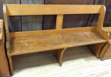 PRIMITIVE PINE BENCH