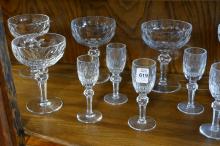 WATERFORD "CURRAHMORE" CRYSTAL STEMWARE