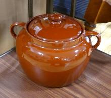 BEAN POTS, CROCK, VASE AND JUG