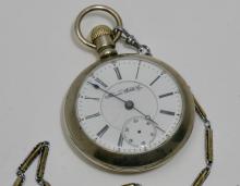 POCKET WATCH AND CHAIN