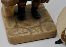 BRETBY PLAQUE AND FIGURE