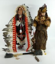 2 FIRST NATIONS DOLLS