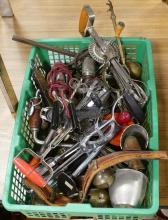 VINTAGE KITCHEN UTENSILS, TOOLS, ETC.