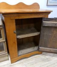 ANTIQUE PINE PRESERVE CABINET