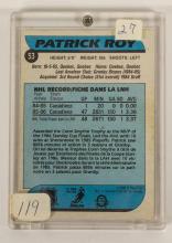 PATRICK ROY ROOKIE CARD