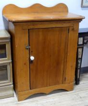 ANTIQUE PINE PRESERVE CABINET