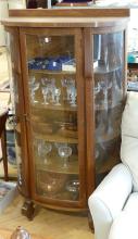 OAK DISPLAY CABINET