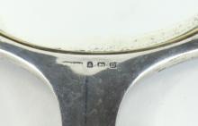 ENAMELED STERLING TOILETTE SET