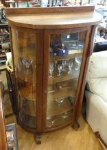 OAK DISPLAY CABINET