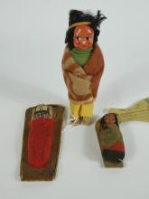 3 INDIGENOUS SOUVENIR DOLLS