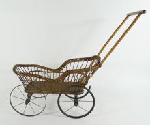 ANTIQUE DOLL BUGGY