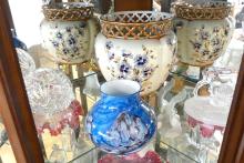VASES, FIGURINES AND BOWL