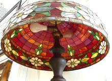 BAETZ BROS. STAINED GLASS FLOOR LAMP