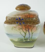 NIPPON TEA CADDY AND BOWL