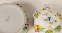 GERMAN CONDIMENT BOWL, CUP & SAUCER