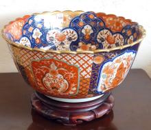 IMPRESSIVE CHINESE IMARI PORCELAIN BOWL