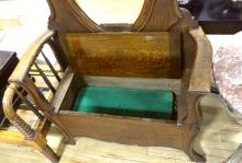 ANTIQUE OAK HALL STAND