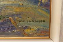 TOM THOMSON PAINTED OVER PRINT