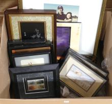 BOX LOT OF ARTWORK