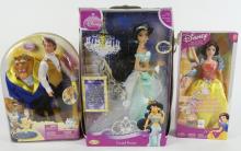 3 DISNEY DOLLS IN BOXES