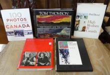 FIVE HARDCOVER CANADIAN ART BOOKS
