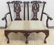 CHIPPENDALE SETTEE